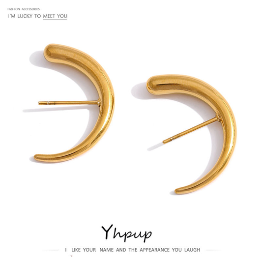 The Gilded Helix Ear Hook