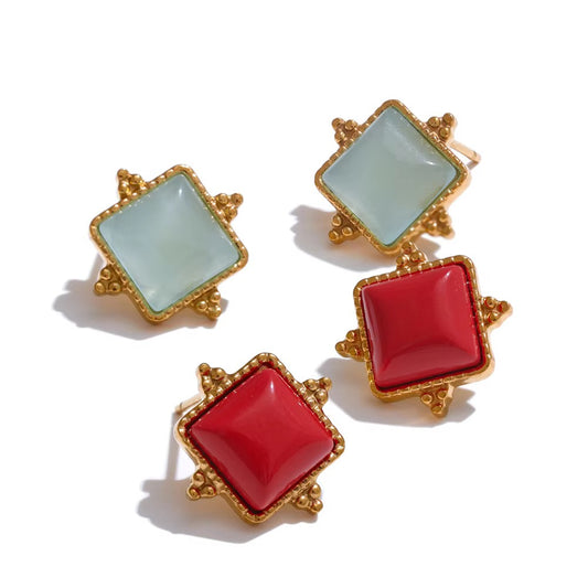 Fleur D’Ivoire Petal Studs