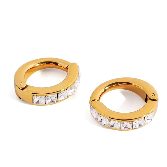 Sparkling Crystal Hinged Conch Ear Cuff