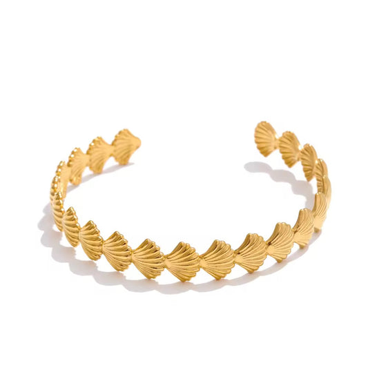 Siren’s Song Scallop Shell Cuff