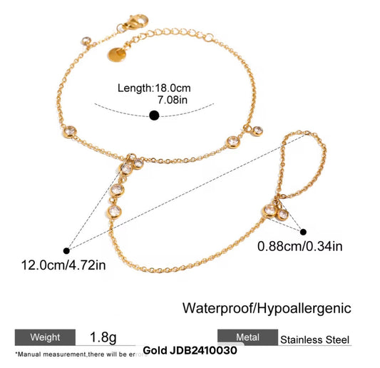 Turia Hand Chain Bracelet