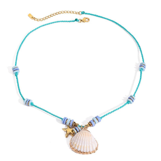 Sea Breeze Shell Cord Necklace