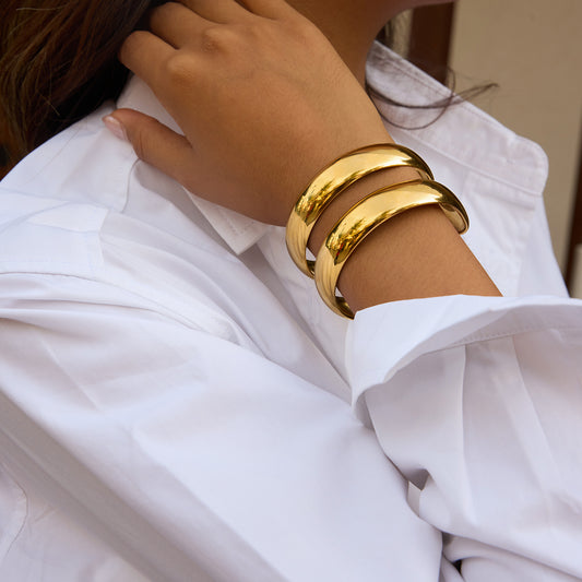 The Hera Double-Band Statement Cuff