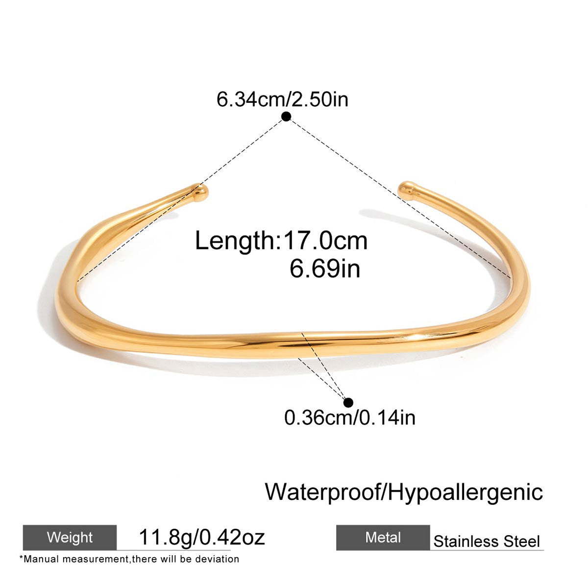 The Tidal Wave Open Cuff