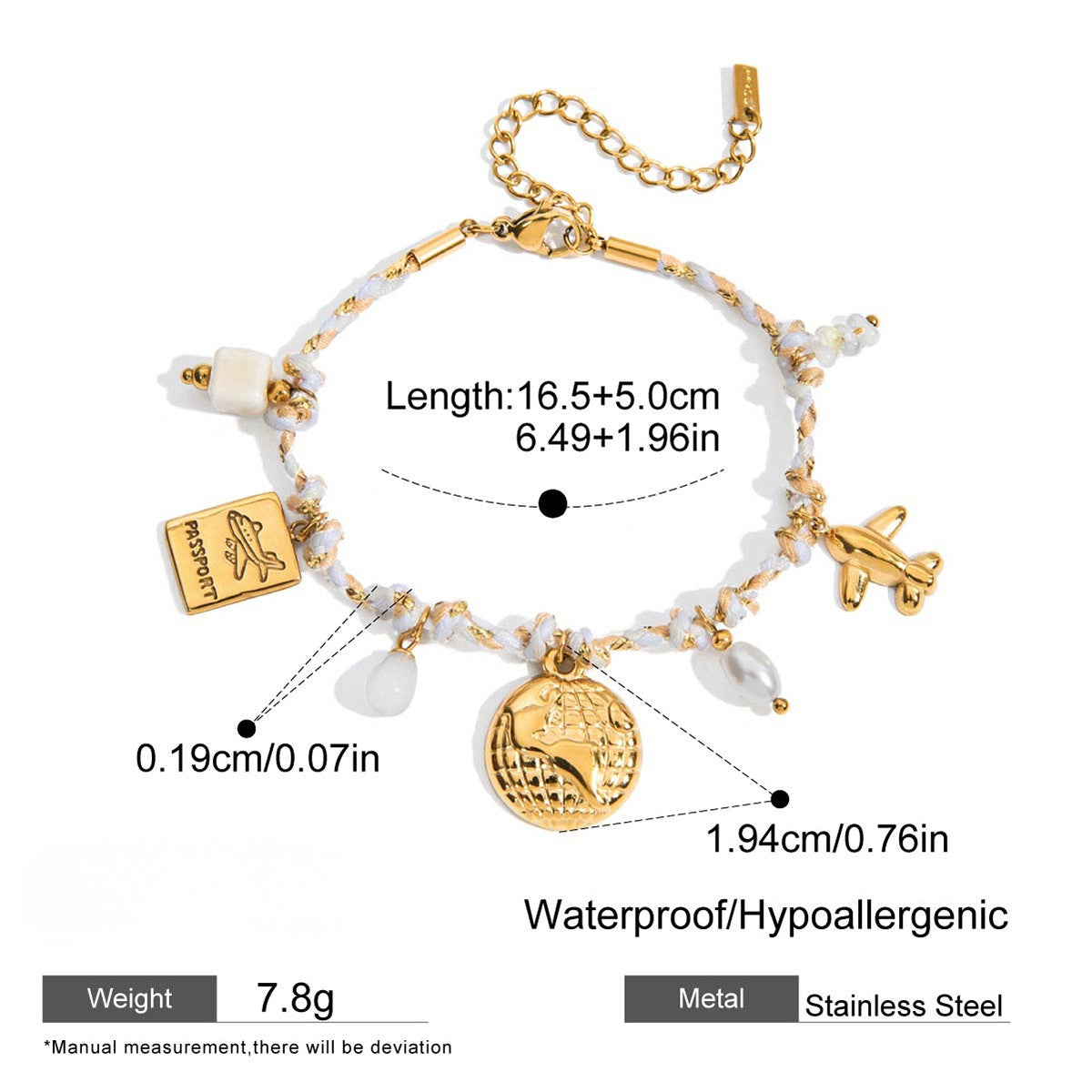 Braided Statement Heart Choker