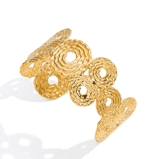 Sculptural Textured Cuff