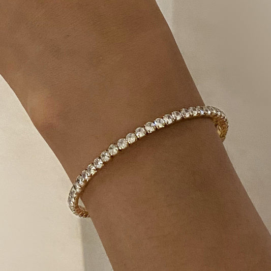 ternity Double-Row Crystal Bangle