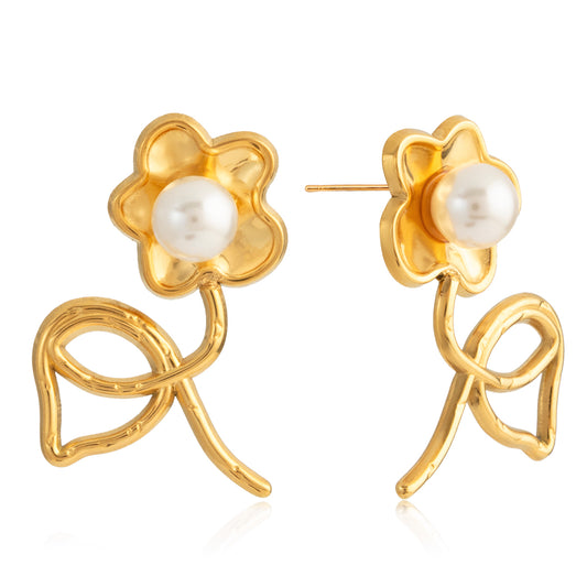 The Lillian Pearl Bloom Studs