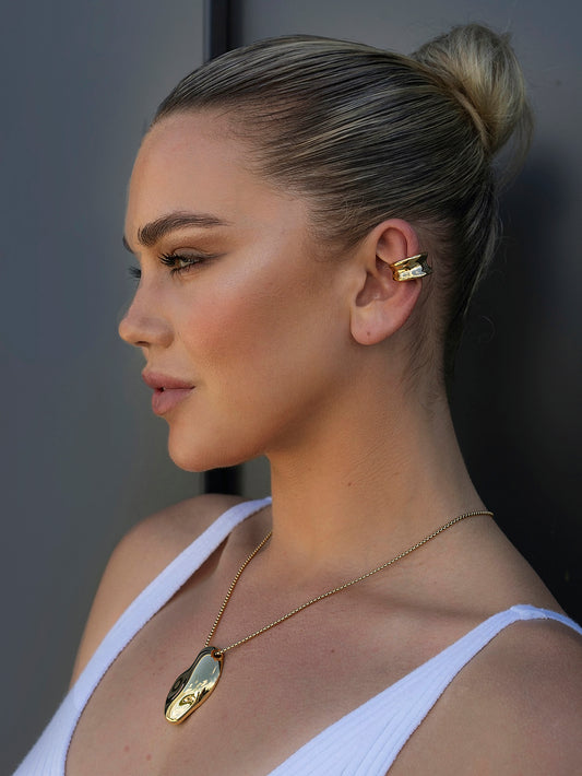 Chunky Sculpted Gold Ear Cuff