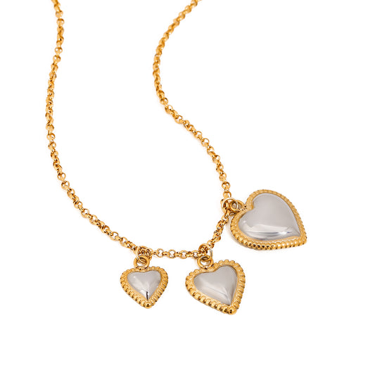 Romantic Gold Heart Necklace