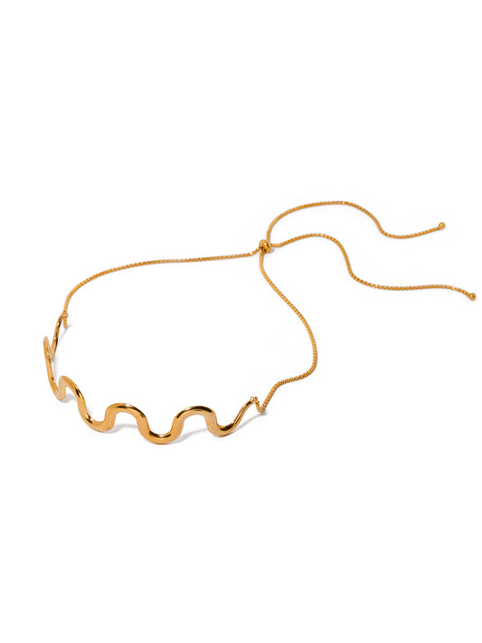 The Current Wave Bolero Necklace