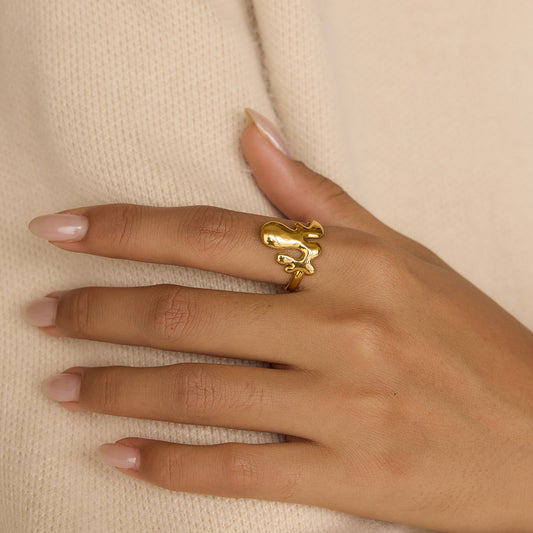 Solstice Fluid Abstract Ring