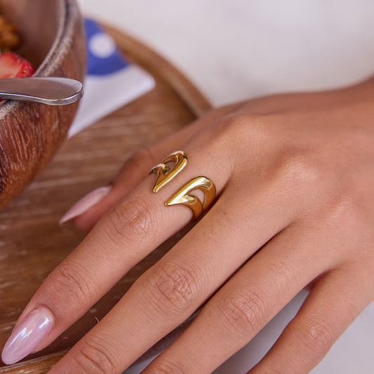 Abstract Sculptural Ring