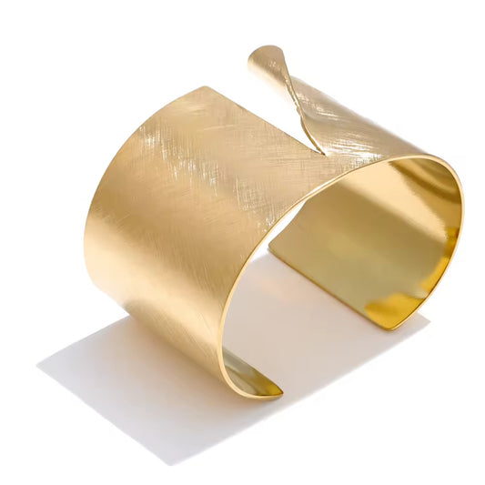 Hammered Gold Statement Cuff