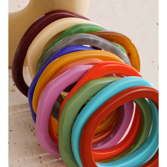 The Amber Resin Organic Bangle