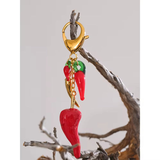 Caliente Chili Fortune Keychain