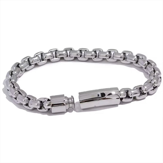 The Lincoln Box Chain Bracelet