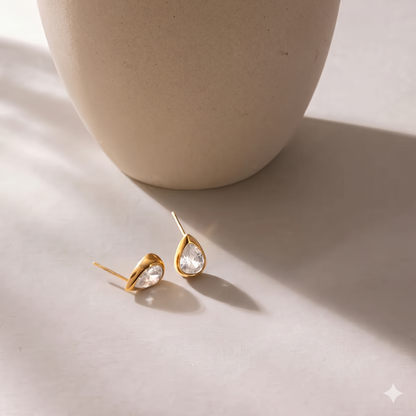 Teardrop Crystal Earrings