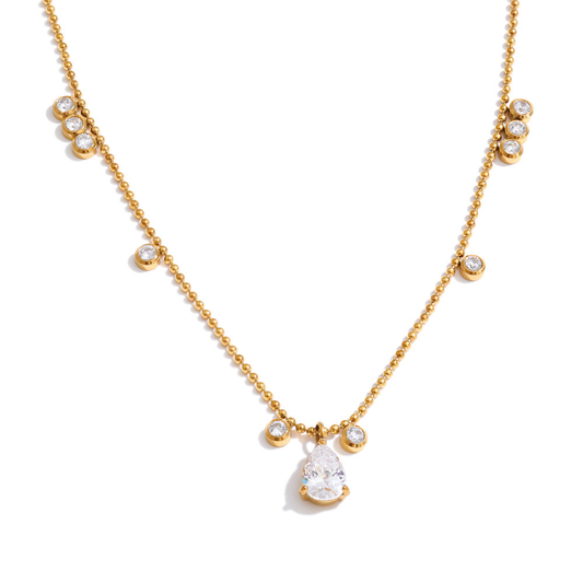 Cubic Zirconia Pendant Necklace