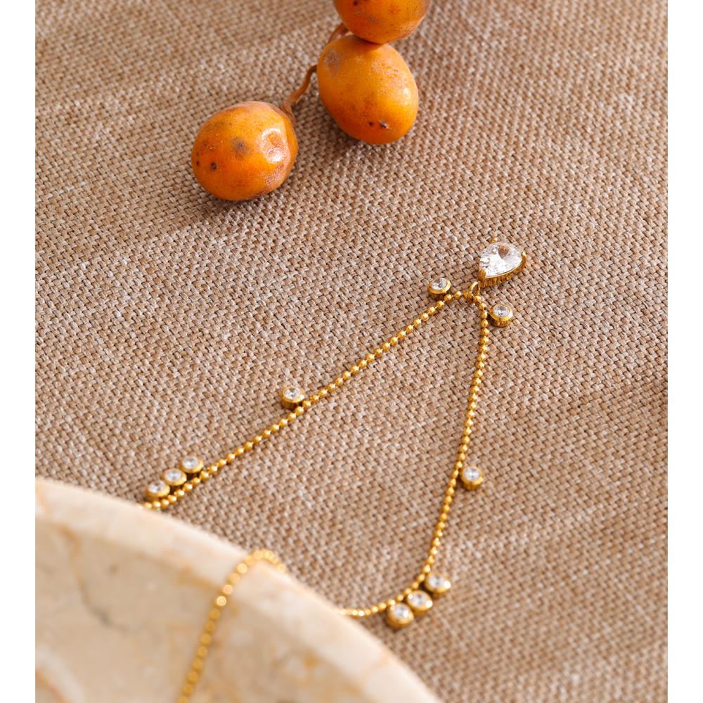 Cubic Zirconia Pendant Necklace