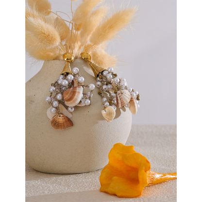 Pearls Natural Shell Earrings