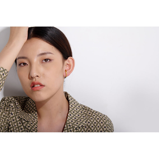 The Gilded Helix Ear Hook