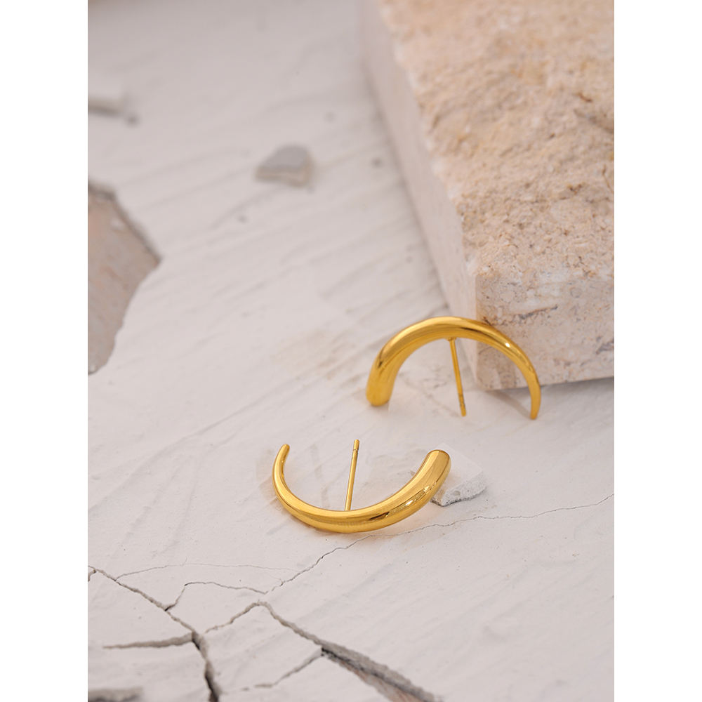 The Gilded Helix Ear Hook