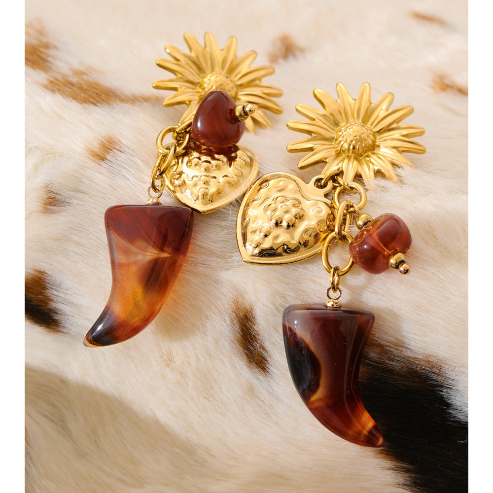 The Solis Heart Charms