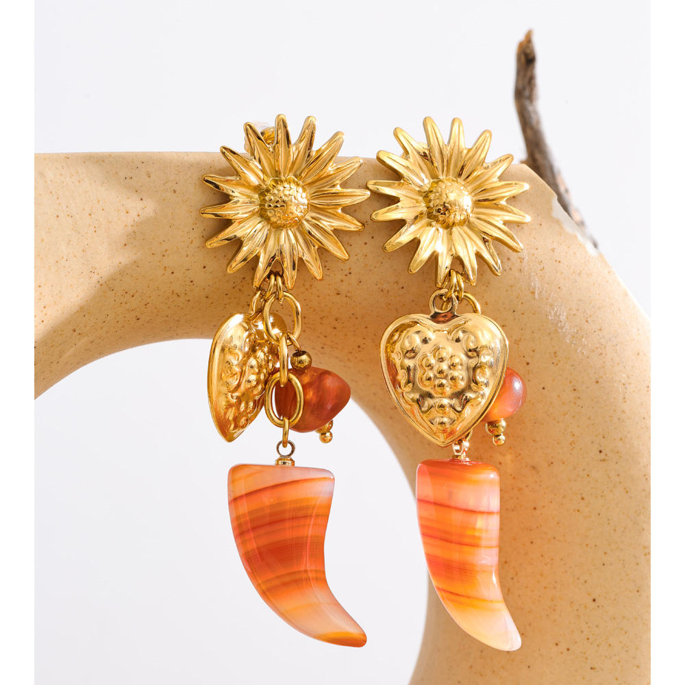 The Solis Heart Charms