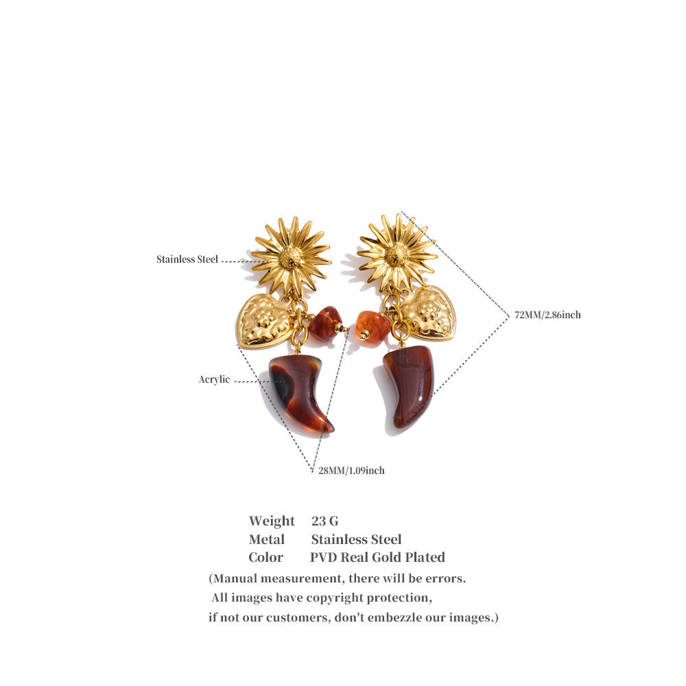 The Solis Heart Charms