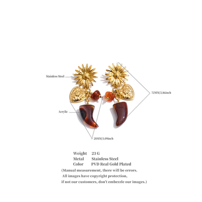 The Solis Heart Charms