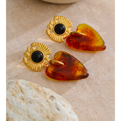 The Amber Soul Heart-Drops