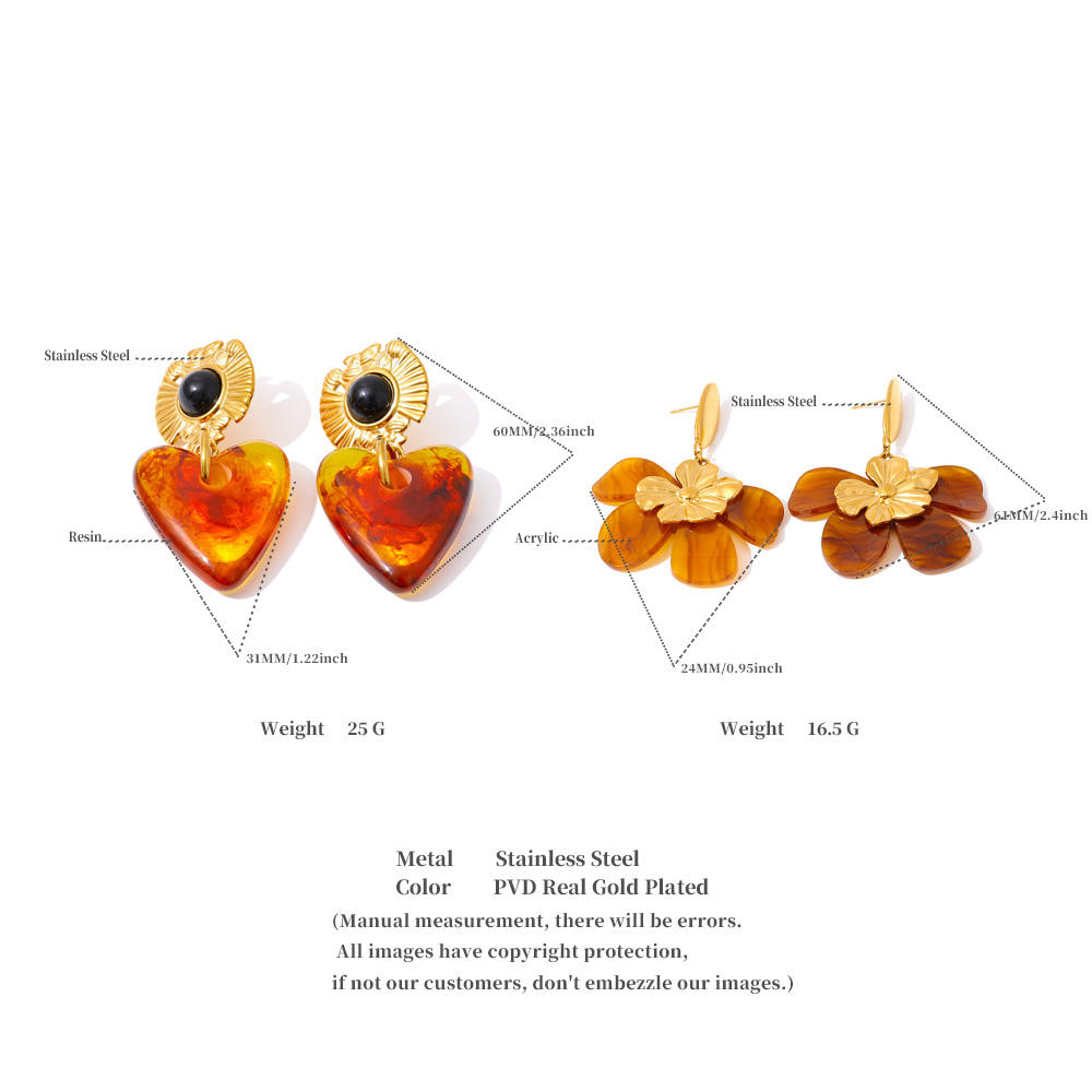 The Amber Soul Heart-Drops