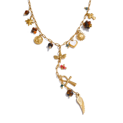 The Lyra Petal Drop Necklace