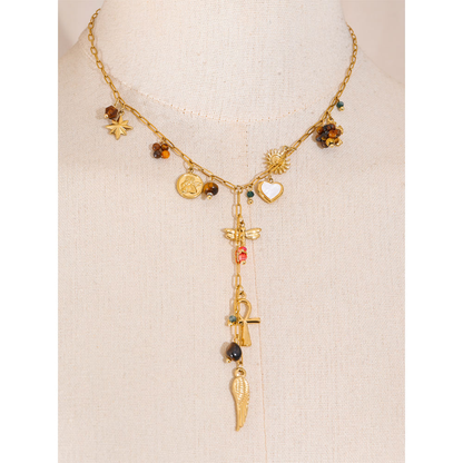 The Lyra Petal Drop Necklace