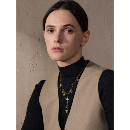 The Lyra Petal Drop Necklace