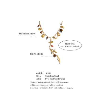 The Lyra Petal Drop Necklace