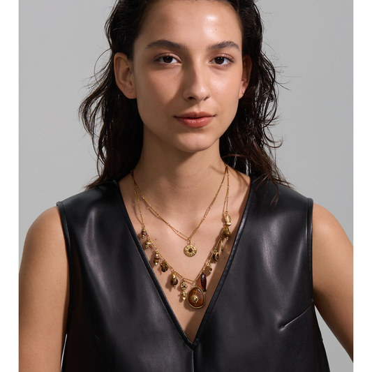 The Cipher Coil Drop Necklace