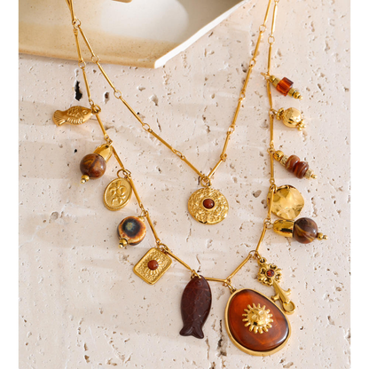 The Cipher Coil Drop Necklace