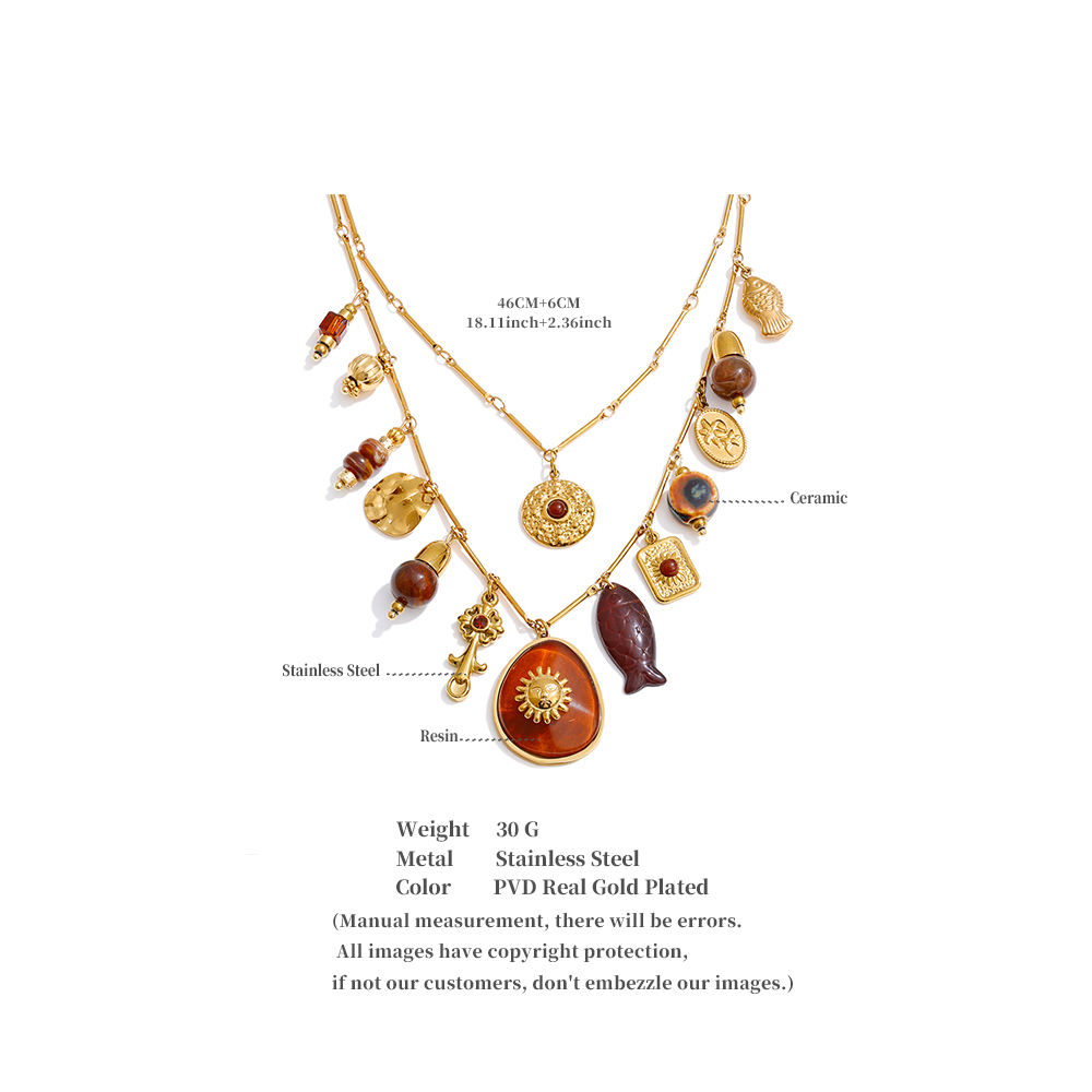 The Cipher Coil Drop Necklace
