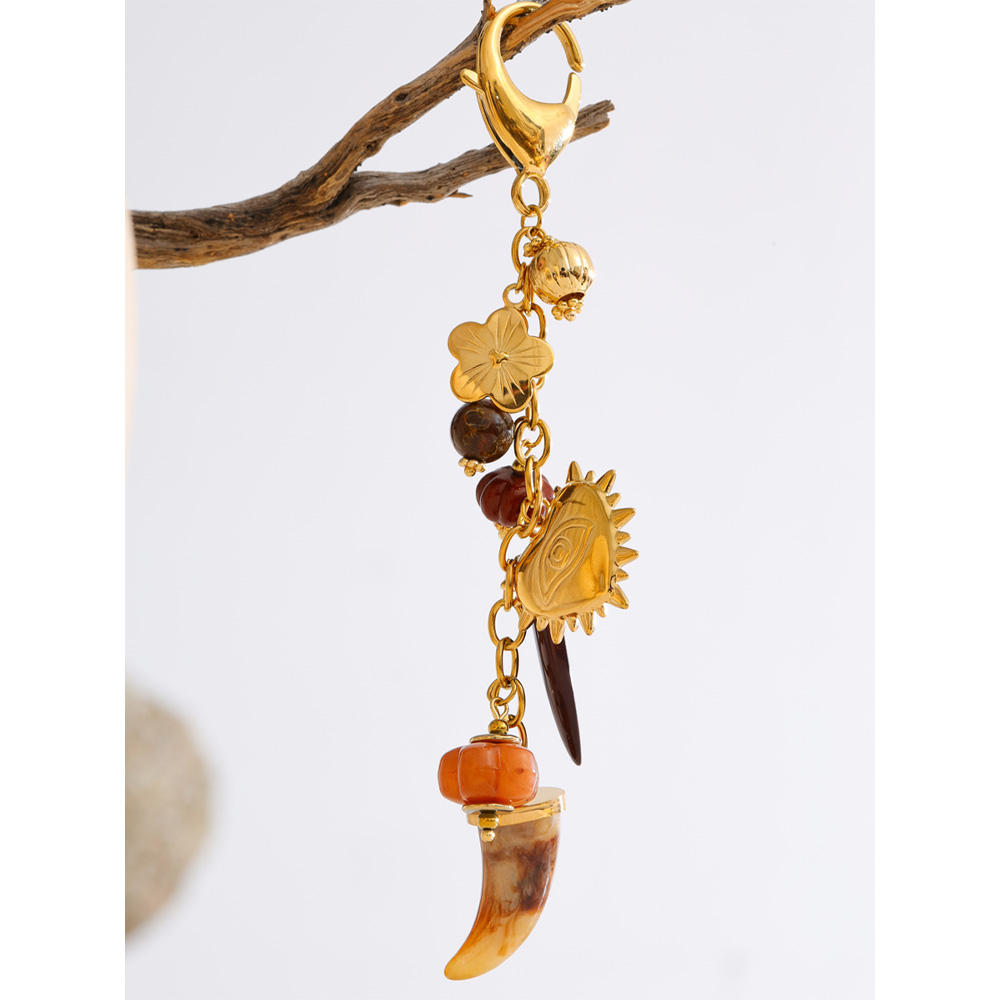 Golden Charm Talisman Bag Charm