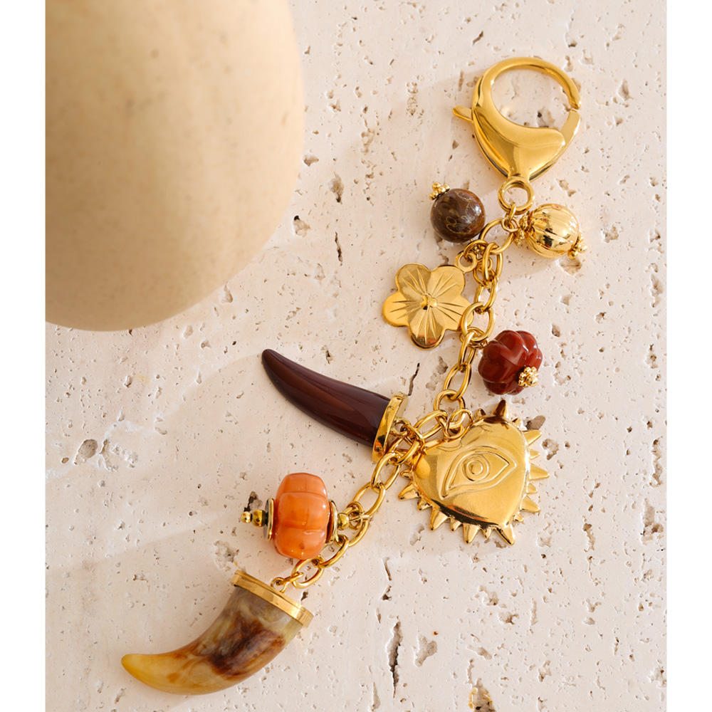 Golden Charm Talisman Bag Charm