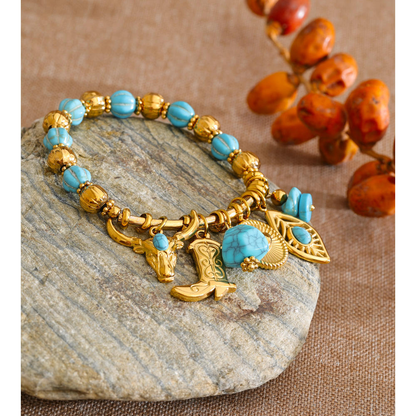 Desert Charm Turquoise Bracelet