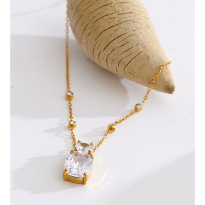 Celeste Solitaire Necklace