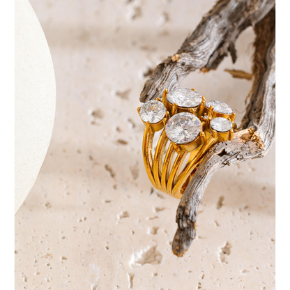 Radiance Multi-Stone Statement Ring