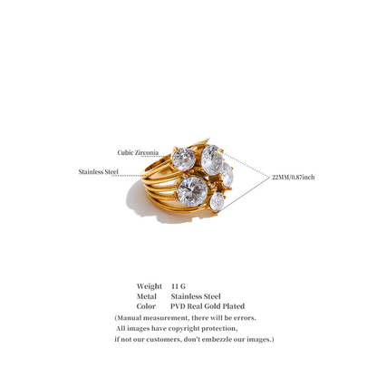 Radiance Multi-Stone Statement Ring