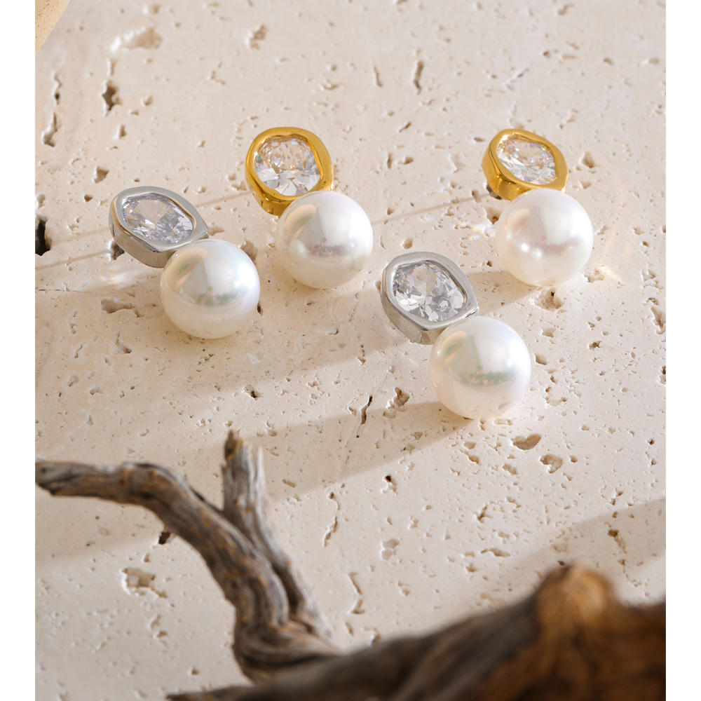 Pearl Radiance Drop Earrings