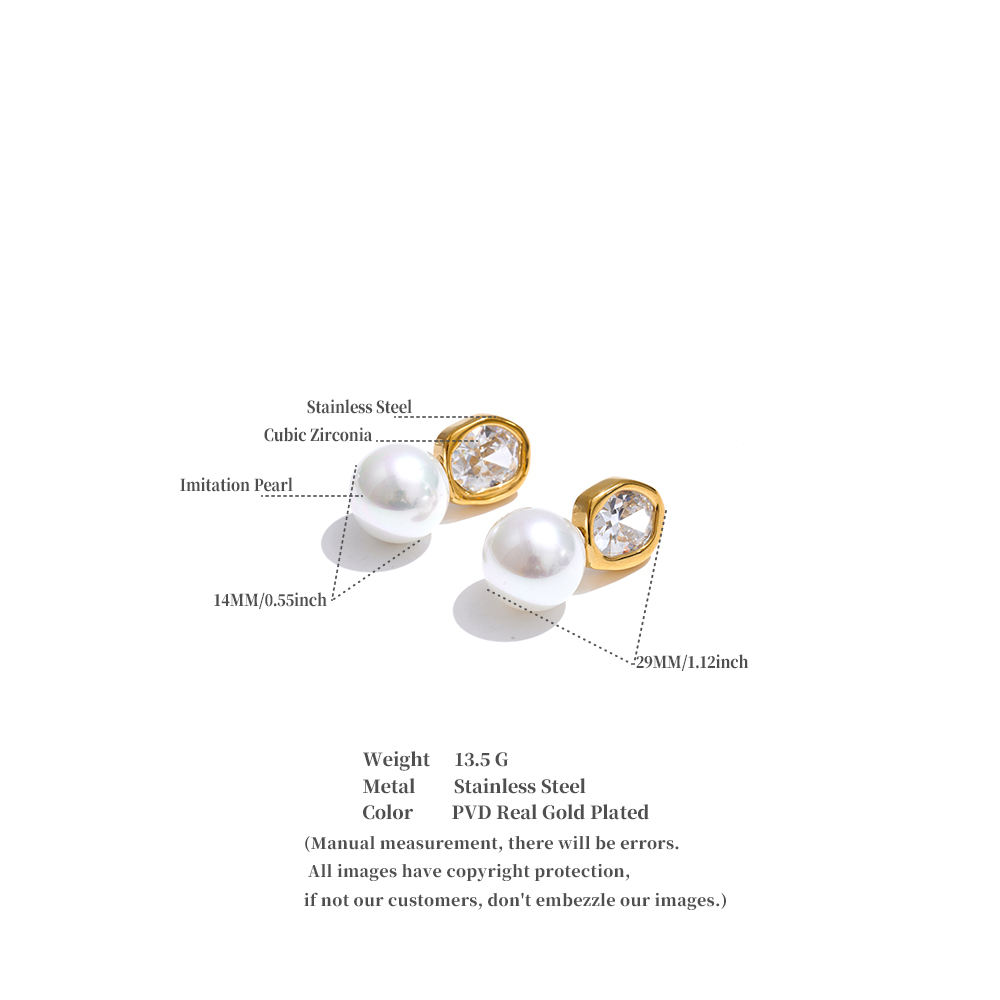 Pearl Radiance Drop Earrings