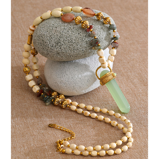 Verdant Charm Pendant Necklace