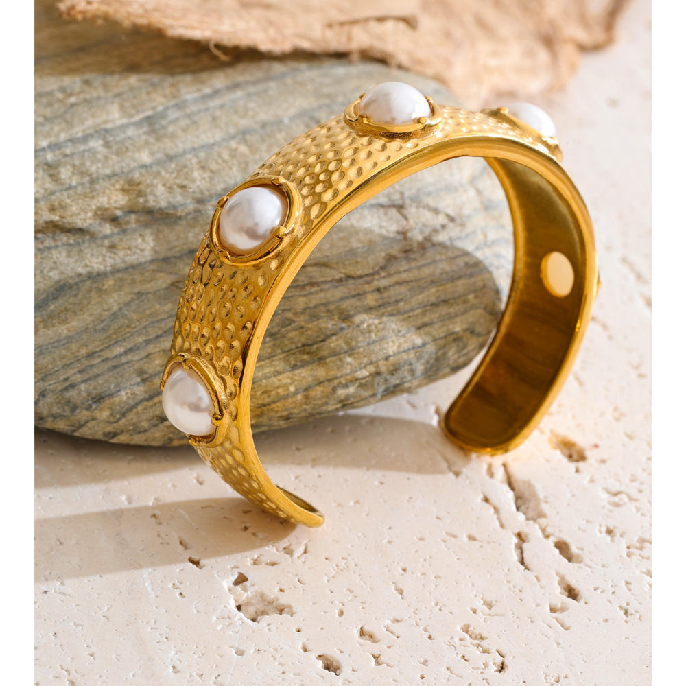 Pearl Haven Cuff Bracelet